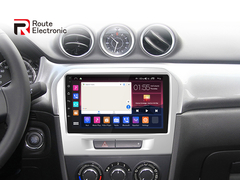 ستيريو سيارة عالمية 9'/10' شاشة QLED دعم الواي فاي 4G carplay لاسلكي