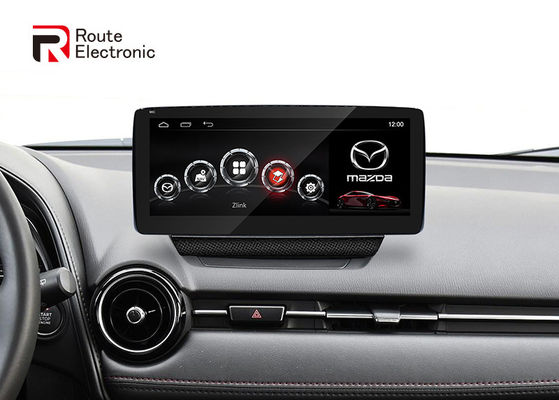 2 Din CX-3 ستيريو سيارة مازدا Navigation مع نظام مزدوج شاشة IPS 10.25 بوصة