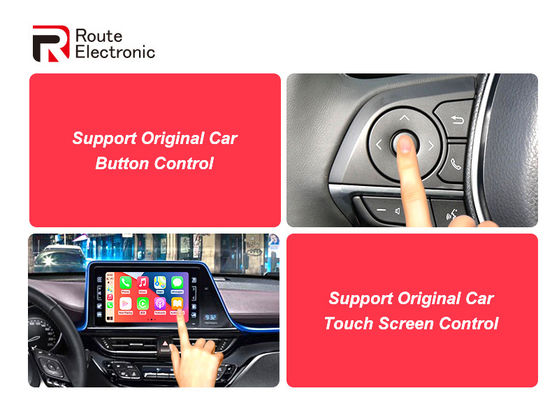 Carplay لاسلكي Android Ai Box Play And Plug دقة 800 × 480