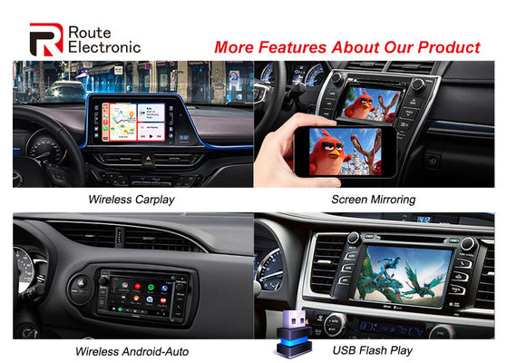 Carplay لاسلكي Android Ai Box Play And Plug دقة 800 × 480