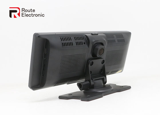 شاشة سعوية تعمل باللمس للسيارة Dash Cam DVR مع كاميرا أمامية 2.5K وكاميرا خلفية 1080P