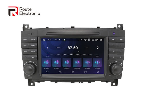 بنز W203 OEM Android Car Audio 2 DIN مع شاشة LCD مقاس 7 بوصات 1024 × 600
