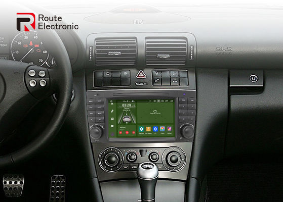 بنز W203 OEM Android Car Audio 2 DIN مع شاشة LCD مقاس 7 بوصات 1024 × 600