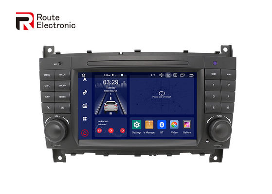 بنز W203 OEM Android Car Audio 2 DIN مع شاشة LCD مقاس 7 بوصات 1024 × 600