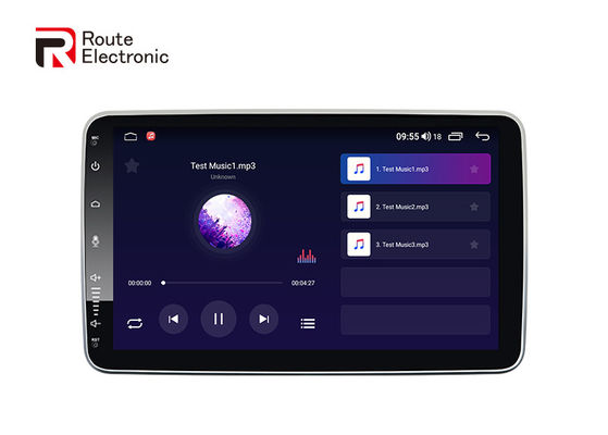 10.1 بوصة استريو للسيارة قابل للدوران ، مشغل وسائط متعددة تلقائي مع شاشة QLED 1280 × 720