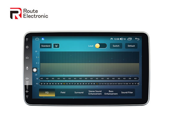 Android 12 Rotating Car Stereo Multimedia مع 360 Panoroma Camera
