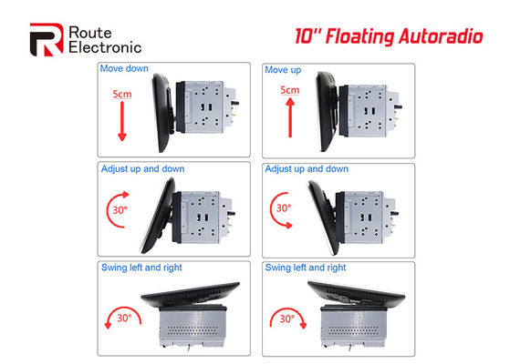 Android 12 Rotating Car Stereo Multimedia مع 360 Panoroma Camera