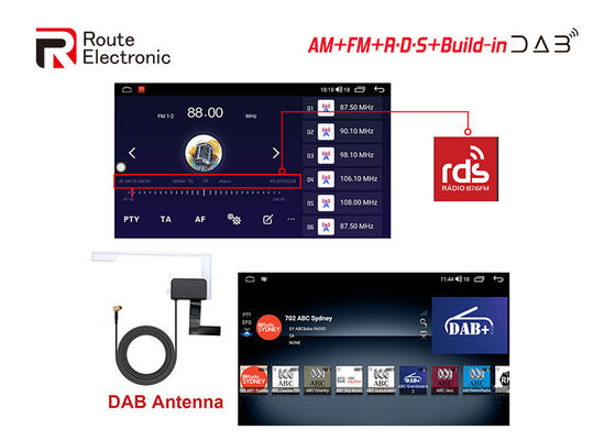 8 Core 2 Din Car Stereo ، 10.1 &quot;DSP راديو سيارة عالمي قابل للتدوير