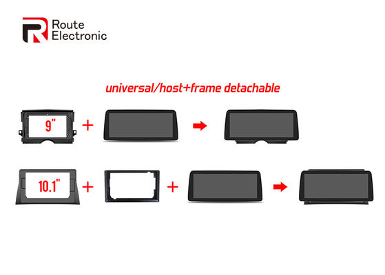 4G WIFI Universal Android Car Stereo مع شاشة كاملة التركيب OBD2 DSP CarPlay