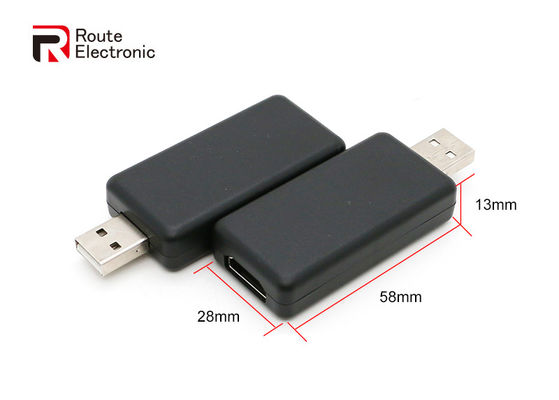 قم بتوصيل وتشغيل محول HDMI يدعم عرض الشاشة المزدوجة