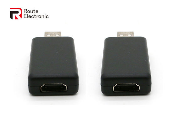 قم بتوصيل وتشغيل محول HDMI يدعم عرض الشاشة المزدوجة
