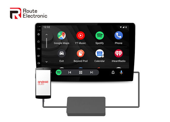 اكسسوارات الكترونية للسيارات سوداء Carplay Dongle Plug And Play تدعم وصلة المرآة