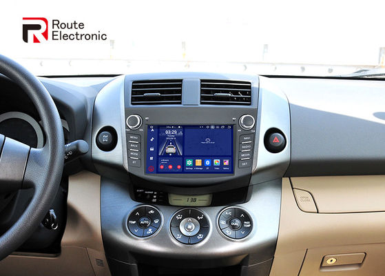 تويوتا راف4 أوكتا كور أندرويد صوت السيارة مع أزرار دعم Carplay