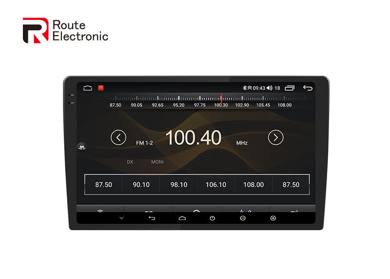 10.36 بوصة Android Car Navigation Stereo 8 Core مع شاشة QLED