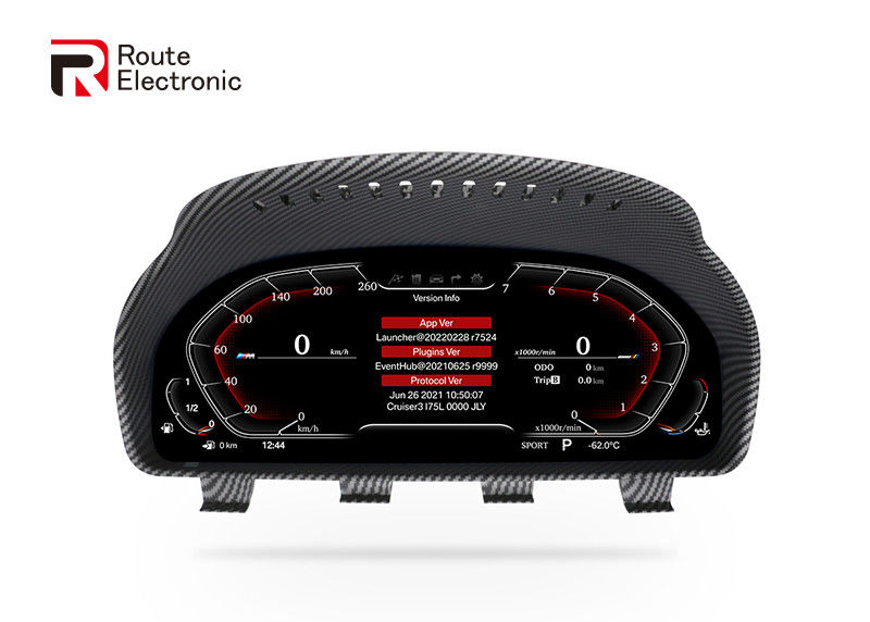 شاشة LCD الرقمية Dash Cluster Plug And Play مقاس 12.3 بوصة IPS لسيارة BMW F10