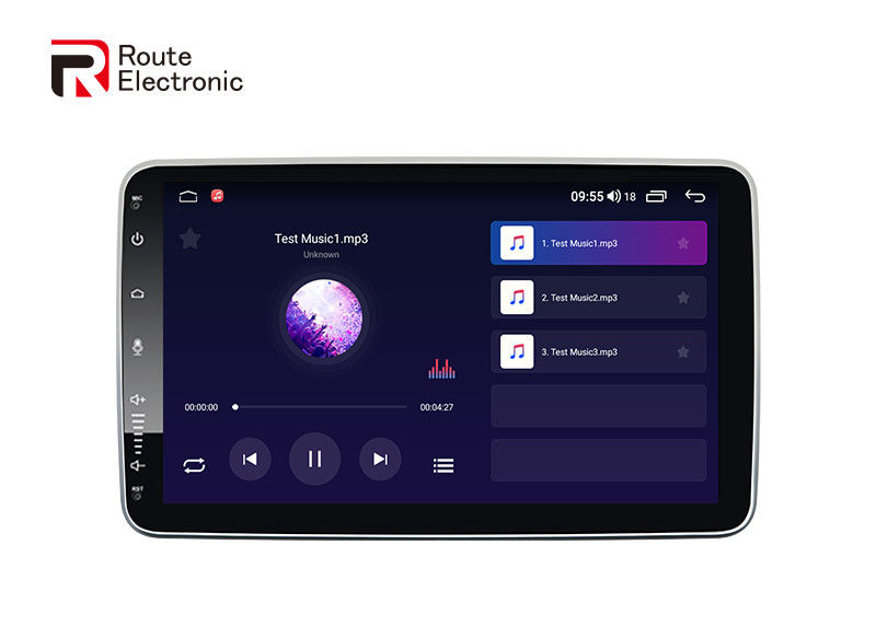 10.1 بوصة استريو للسيارة قابل للدوران ، مشغل وسائط متعددة تلقائي مع شاشة QLED 1280 × 720